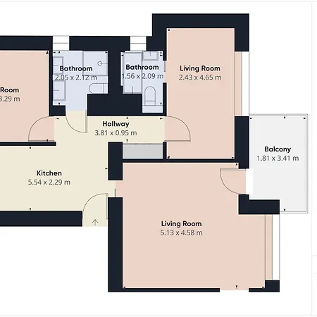 City Chic Apartment - Comfortable Apartment #3 Rooms #2 Bathrooms #Free Parking #Self Check-In Varsóvia